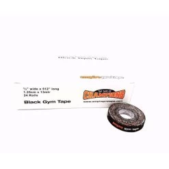 Empire Black Gym Tape – 1.25cm X 13mtr Box Of 24