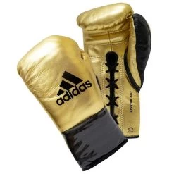 Adidas AdiStar 3.0 BBBC Approved Pro Boxing Gloves – Gold/Black