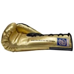 Adidas AdiStar 3.0 BBBC Approved Pro Boxing Gloves – White -Champion Boxing Shop ADISBG750 GOLD SIDE 87731.1630482175