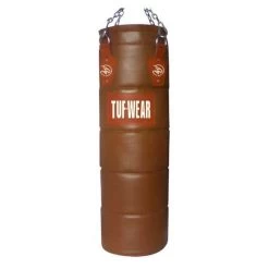 Tuf Wear 4ft Quilted Leather Punch Bag – Classic Brown