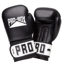 Pro-Box Club Essentials Leather Gloves β Black