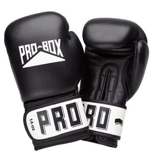 Pro-Box Club Essentials Leather Gloves – Black 1 Pro-Box Club Essentials Leather Gloves – Black