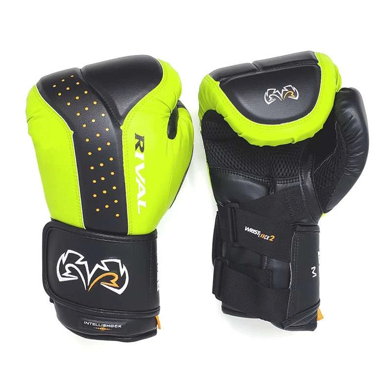 Rival RB10 Intelli-Shock Bag Gloves – Lime 2 Rival RB10 Intelli-Shock Bag Gloves – Lime - Image 2