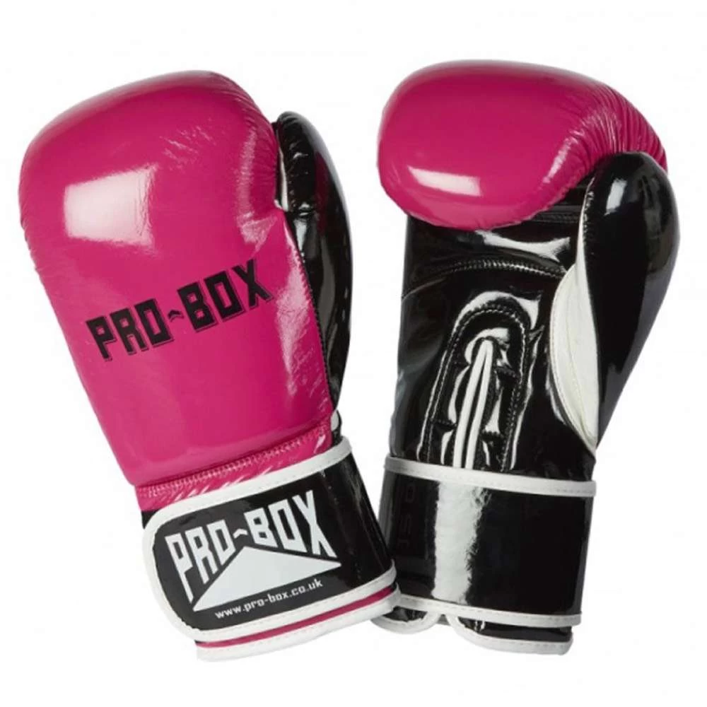 Pro-Box Club Spar Gloves – Pink/Black 8oz 1 Pro-Box Club Spar Gloves – Pink/Black 8oz