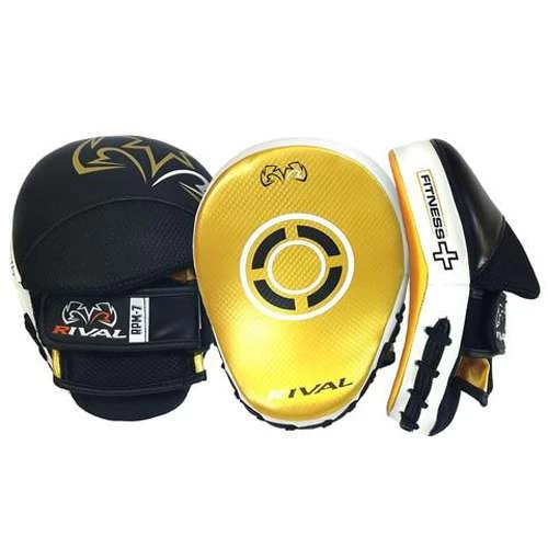 Rival RPM7 Fitness And Punch Mitts – Black/Gold 5 Rival RPM7 Fitness And Punch Mitts – Black/Gold - Image 5
