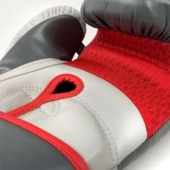 Rival RS80V Impulse Sparring Gloves – Grey/White/Red -Champion Boxing Shop Rival RS80V Impulse Bag Gloves GreyWhiteRed 2