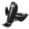 Sandee Authentic Leather Boot Shinguard – Black/White