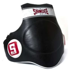 Sandee Sport Black & White Synthetic Leather Full Body Pad