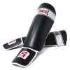 Sandee Sport Synthetic Leather Boot Shinguard – Black/White