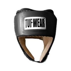 Tuf Wear PU Open Face Headguard – Black