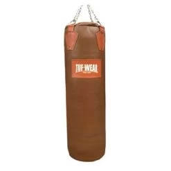 Tuf Wear 4ft Hide Leather Punchbag – Classic Brown