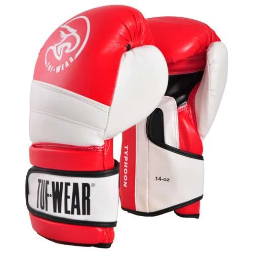 Tuf Wear Typhoon Training Boxing Glove – Red/White 1 Tuf Wear Typhoon Training Boxing Glove – Red/White