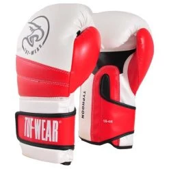 Tuf Wear Typhoon Training Boxing Glove – White/Black 9 Tuf Wear Typhoon Training Boxing Glove – White/Black -Champion Boxing Shop TW15263WhiteRedTufWearTyphoonTrainingGloveWhiteRedF 3