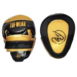 Tuf Wear Victor Gel Curved Hook & Jab Pad – Black/Gold
