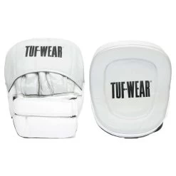 Tuf Wear Infinity Elite Leather Cuban Pads – Silver