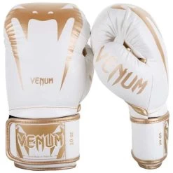 Venum Giant 3.0 Nappa Leather Boxing Glove – Black/White -Champion Boxing Shop VENUMGIANT3.0goldwhite