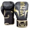 Venum Elite Boxing Gloves – Dark Camo/Gold