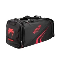 Venum Trainer Lite EVO Sports Bags – Black/Red -Champion Boxing Shop Venum Trainer Lite EVO Sports Bags BlackRed2