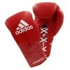Adidas AdiSpeed Lace Up Boxing Gloves – Red/White