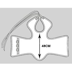 Adidas Gel Body Protector – Black/White -Champion Boxing Shop adisbp01 chest guard 1 1 63965.1604767730