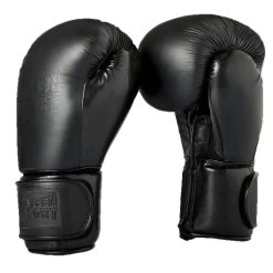 Paffen Sport Black Logo Hook & Loop Sparring Glove