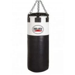 Pro-Box Black/White Leather Colossus Punchbag