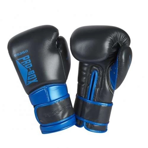 Pro-Box Speed-Lite Sparring Gloves – Black/Gunmetal/Blue 1 Pro-Box Speed-Lite Sparring Gloves – Black/Gunmetal/Blue