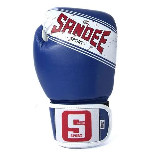 Sandee Sport Synthetic Leather Boxing Glove – Blue/White 9 Sandee Sport Synthetic Leather Boxing Glove – Blue/White - Image 9