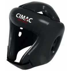 Cimac PU Boxing Head Guard – Red -Champion Boxing Shop cimacheadguardblack 2nd