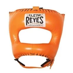 Cleto Reyes Nylon Pointed Bar Headguard – Platinum -Champion Boxing Shop cleto reyes pointed orange headguard geezers boxing 2 5