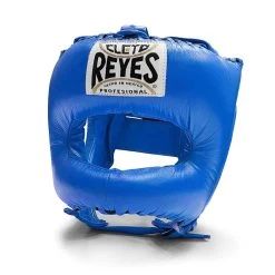 Cleto Reyes Nylon Pointed Bar Headguard – Gold -Champion Boxing Shop cleto reyes pointed headguard blue 1 10