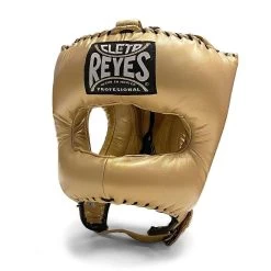 Cleto Reyes Nylon Pointed Bar Headguard – White -Champion Boxing Shop cleto reyes pointed headguard gold 3
