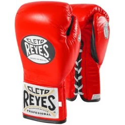 Cleto Reyes Safetec Profight Boxing Glove – White -Champion Boxing Shop cletosafetecred 1