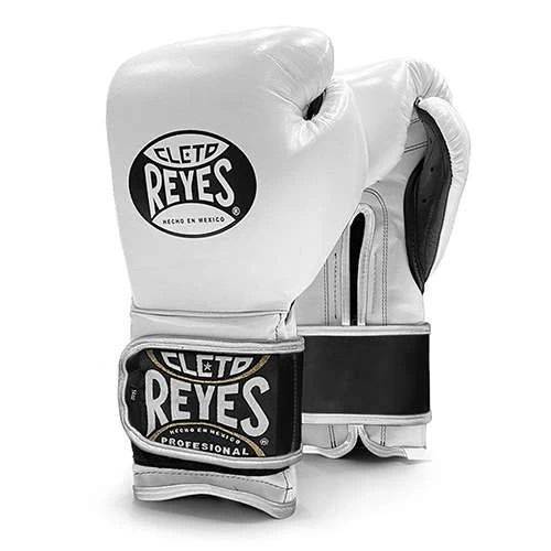 Cleto Reyes Hook And Loop Sparring Gloves – White 1 Cleto Reyes Hook And Loop Sparring Gloves – White