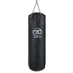 Fitness-Mad Fitness Mad Heavy Duty PVC 3ft Punch Bag – Black [Including Chains]