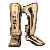 Venum Elite Standup Shinguards – Gold/Black