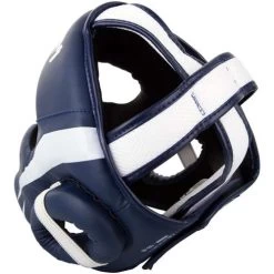 Venum Elite Cheek Headguard – Navy Blue/White -Champion Boxing Shop headgear elite navyblue white 1500 03 1