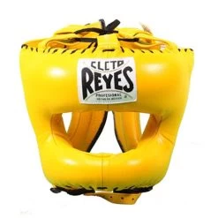 Cleto Reyes Nylon Pointed Bar Headguard – Gold -Champion Boxing Shop image9.php09 11