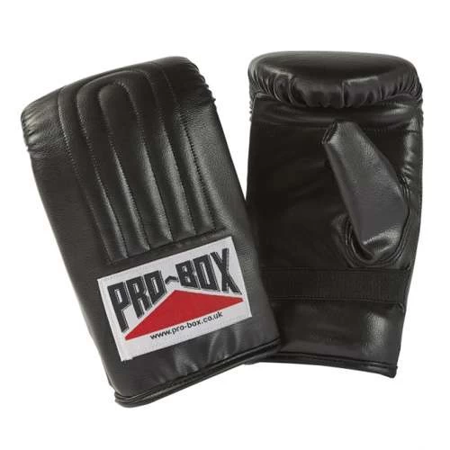 Pro-Box Full Contact Pre-Shaped Punchbag Mitts – Black 1 Pro-Box Full Contact Pre-Shaped Punchbag Mitts – Black