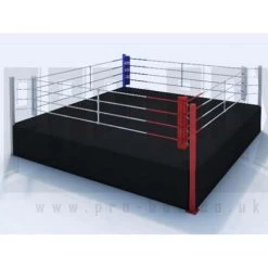 Pro-Box High Platform Club Contest Boxing Ring -Champion Boxing Shop proboxblackhighplatform01