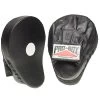 Pro-Box Black Collection Leather/PU Curved Hook And Jab Pads