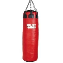 Pro-Box Red Leather Colossus Punch Bag