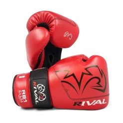 Rival RB1 Ultra Bag Gloves 2.0 – Black -Champion Boxing Shop rb1 2 red 1