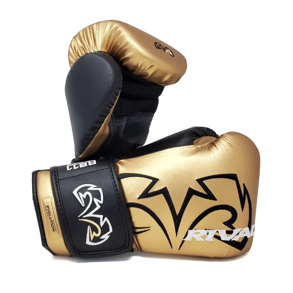 Rival RB11 Evolution Sparring Double Strap Bag Glove – Gold 1 Rival RB11 Evolution Sparring Double Strap Bag Glove – Gold