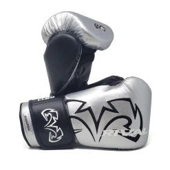 Rival RB11 Evolution Sparring Double Strap Bag Glove – Silver