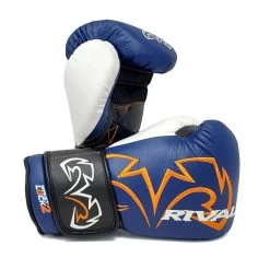 Rival RB11 Evolution Sparring Double Strap Bag Glove – Black -Champion Boxing Shop rb11 navy 1800x1800