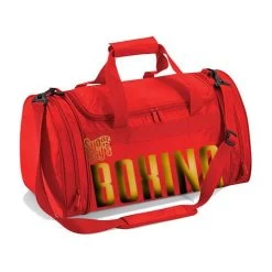 Sugar Ray’s Boxing Holdall – Red -Champion Boxing Shop redgold