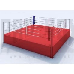 Pro-Box High Platform Club Contest Boxing Ring -Champion Boxing Shop redproboxhighplatfrom 2nd