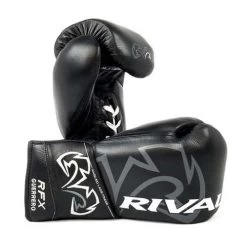 Rival RFX Guerrero Pro Fight Lace Up Glove – Black