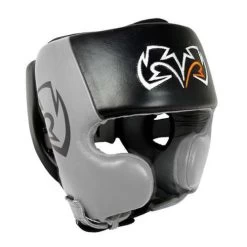 Rival RHG20 Cheek Training Headguard – Black/Black -Champion Boxing Shop rhg20blackgrey large 2